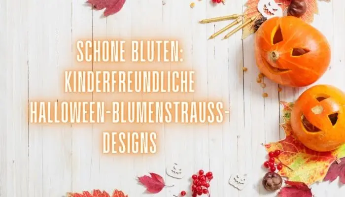 kids friendly hallowen flowers