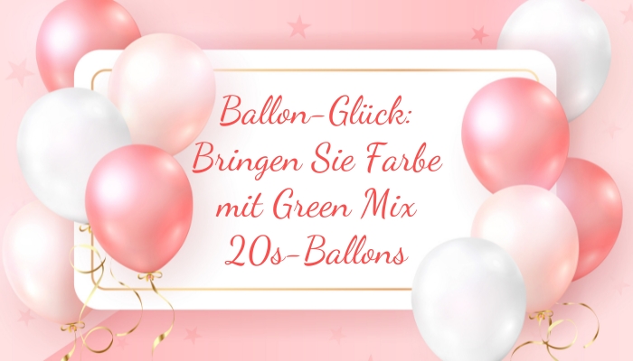 20s birthday balloons