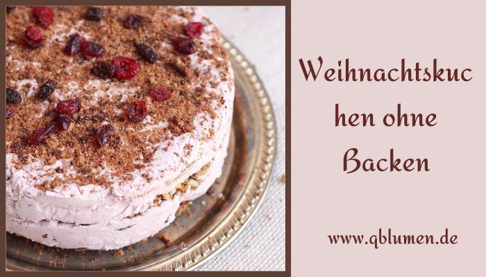 Weihnachtskuchen ohne Backen