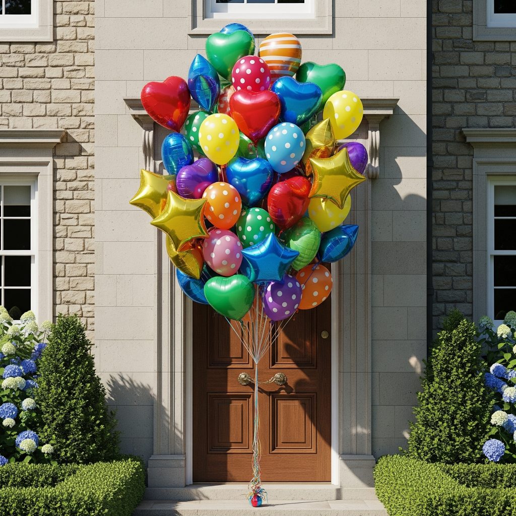 balloons sent to house