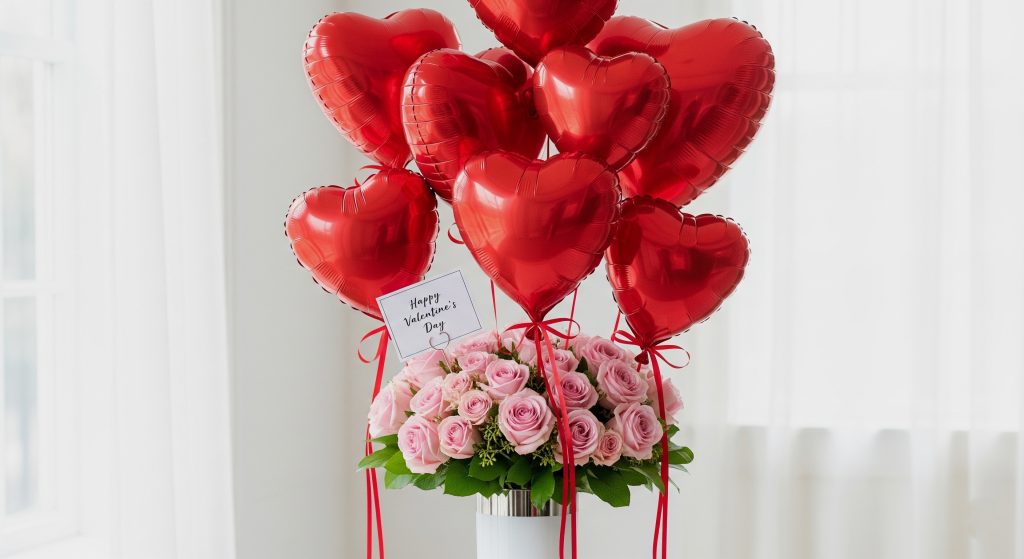valentines day balloon bouquet delivery
