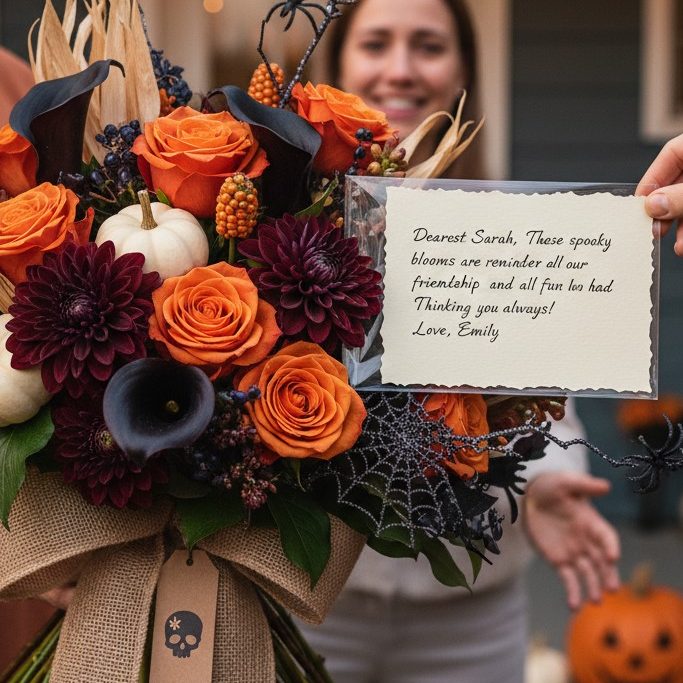 send halloween flowers 