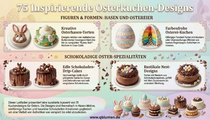 75 Osterkuchen Designs: Osterhasen Torte, Osterei Kuchen & Schokolade Ostertorte