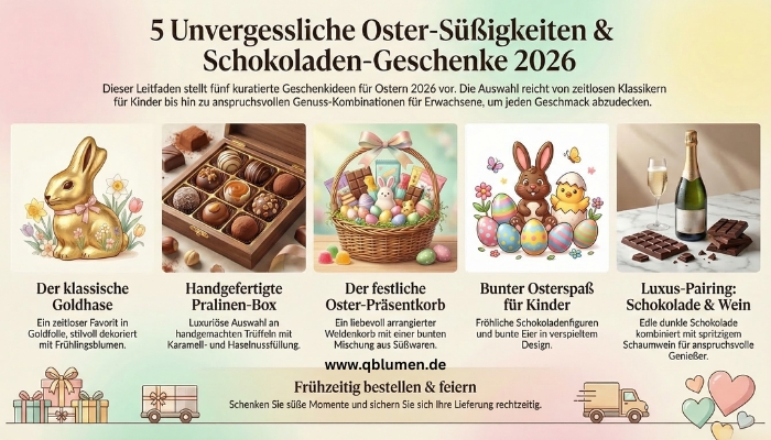 5 Unvergessliche Oster-Süßigkeiten & Schokoladen-Geschenke 2026