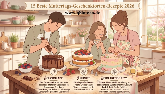 15 Beste Muttertag Geschenk Torte Rezepte – Schokolade, Früchte & Deko