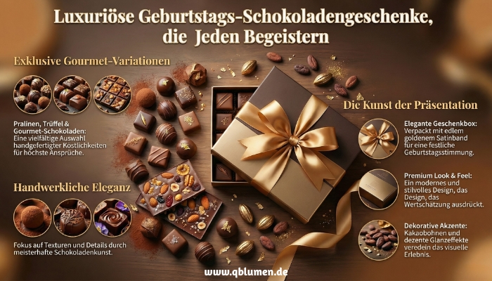 Luxuriöse Schokoladengeschenke zum Geburtstag, die Jeden Begeistern