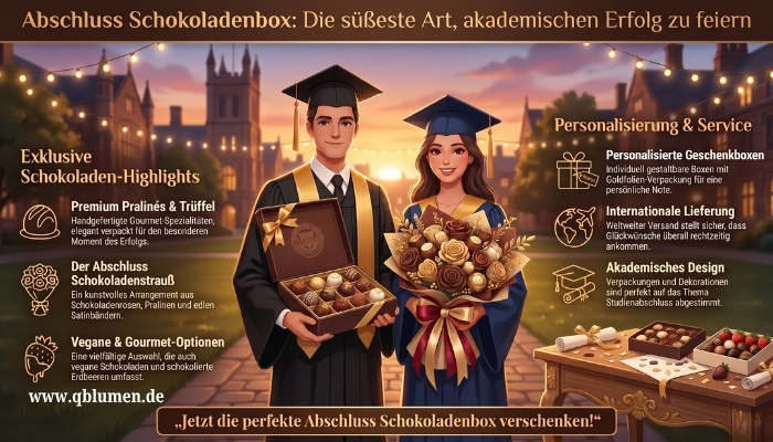 Abschluss Schokoladenbox: Die süßeste Art, akademischen Erfolg zu feiern