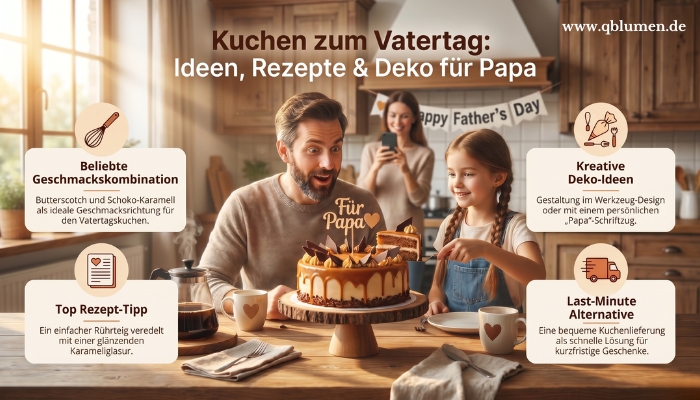 Kuchen zum Vatertag: Ideen, Rezepte & Deko für Papa
