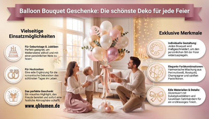 Balloon Bouquet Geschenke: Die schönste Deko für jede Feier