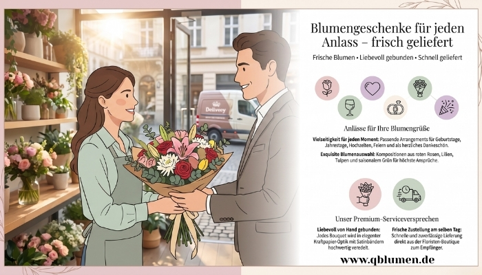 Blumengeschenke für jeden Anlass – frisch geliefert