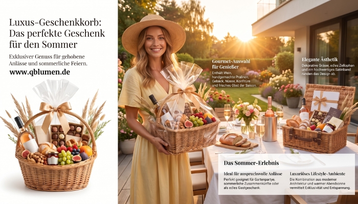 Luxus-Geschenkkorb: Das perfekte Geschenk für den Sommer