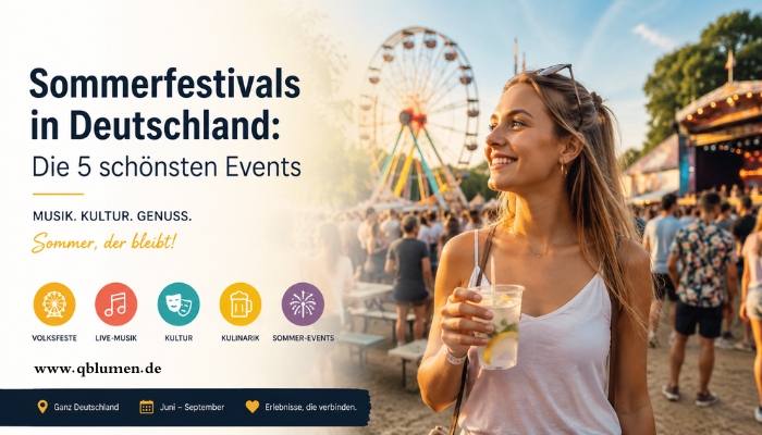 Sommerfestivals in Deutschland: Die 5 schönsten Events