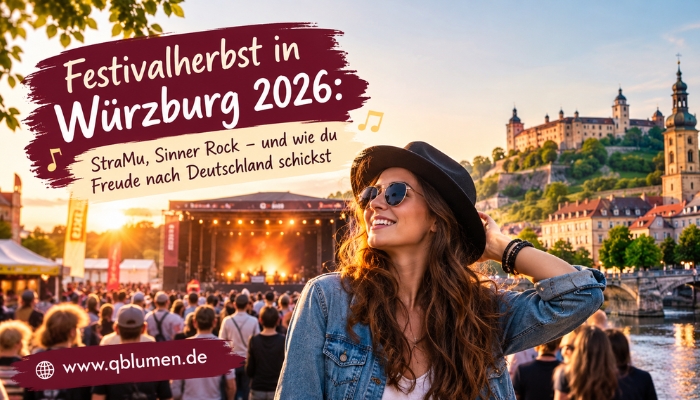 Festivalherbst in Würzburg 2026: StraMu, Sinner Rock – und wie du Freude nach Deutschland schickst