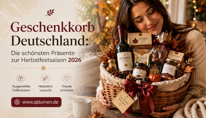 Geschenkkorb Deutschland: Die schönsten Präsente zur Herbstfestsaison 2026